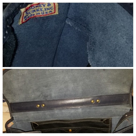 Vtg. Unisex Dooney Bourke British Surrey Briefcase - Picture 9 of 13